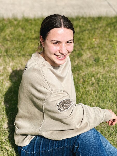Pro Standard Women's Iowa State Taupe Crewneck